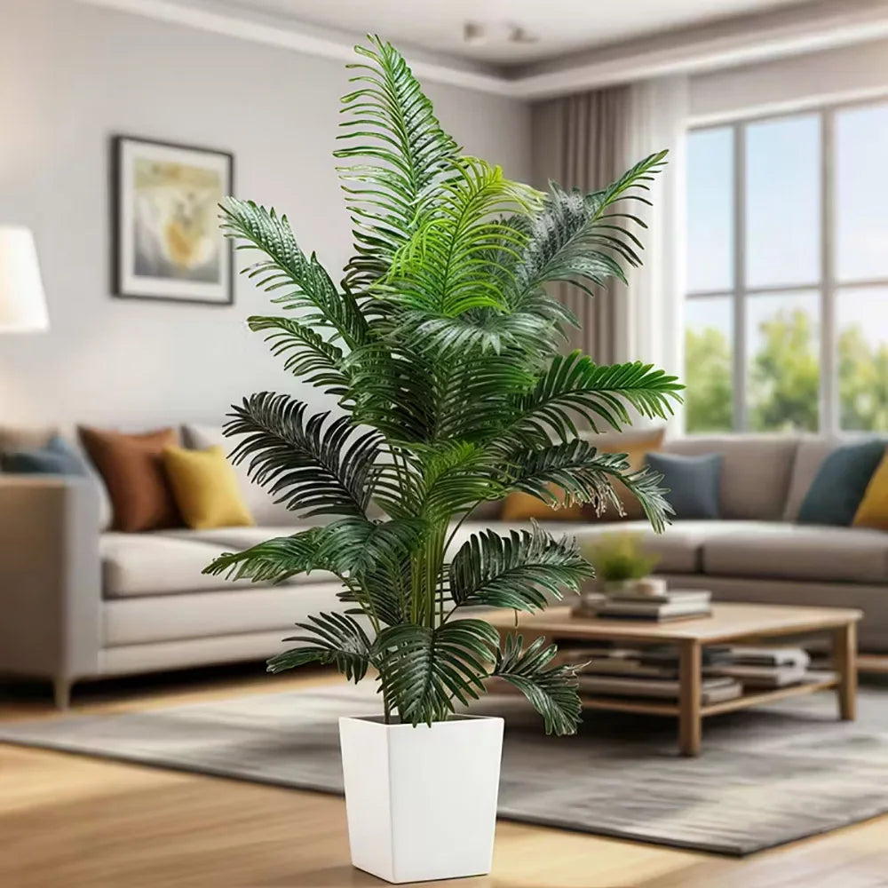 Artificial Giant Palm Tree 2-Piece Set For Indoor Outdoor Decor