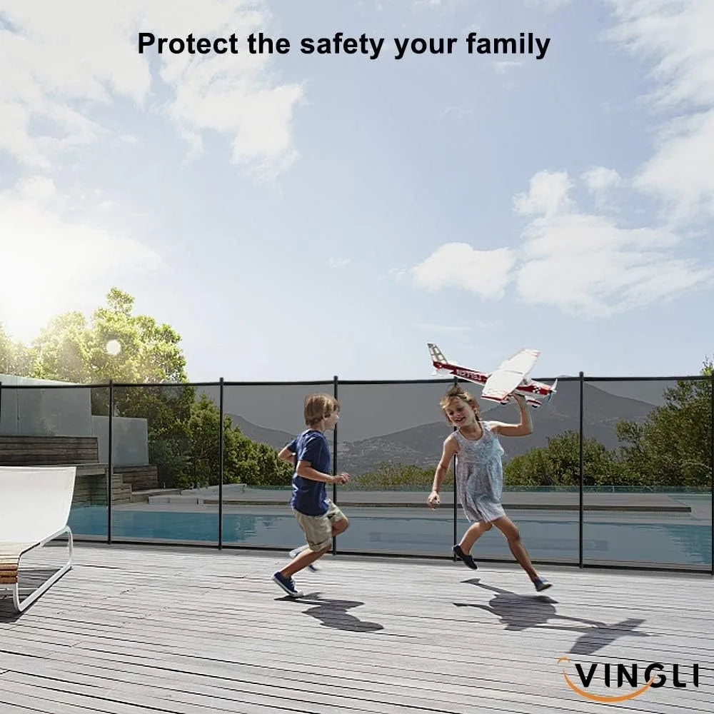 Pool Safety Fence Mesh For Inground Pools Easy Install Child Safety