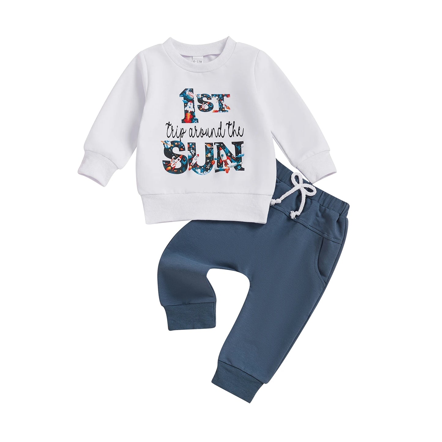 Toddler Boy 2-Piece Dinosaur Print Outfit Set
