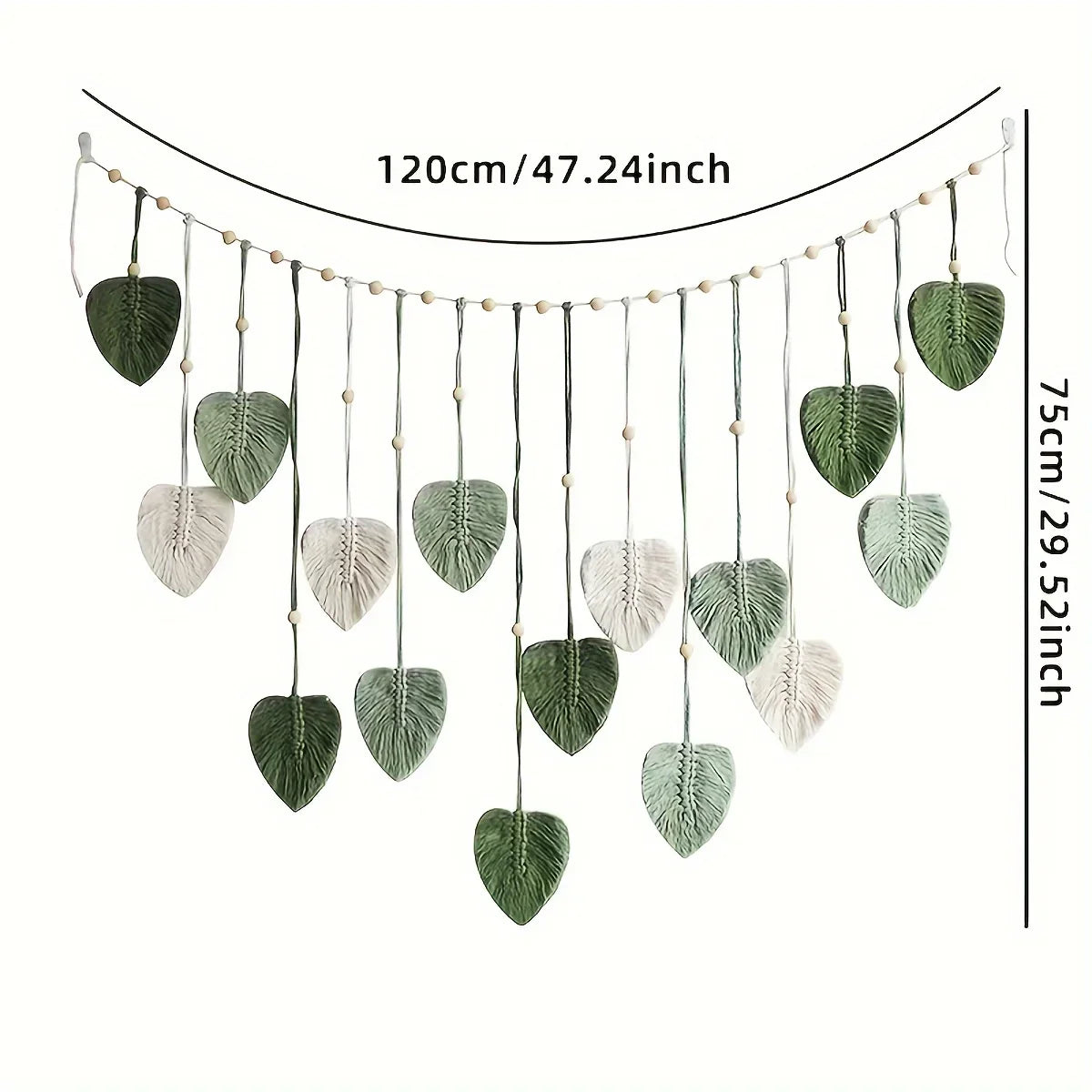 Modern Woven Wall Decor Bohemian Style Feathers Gift
