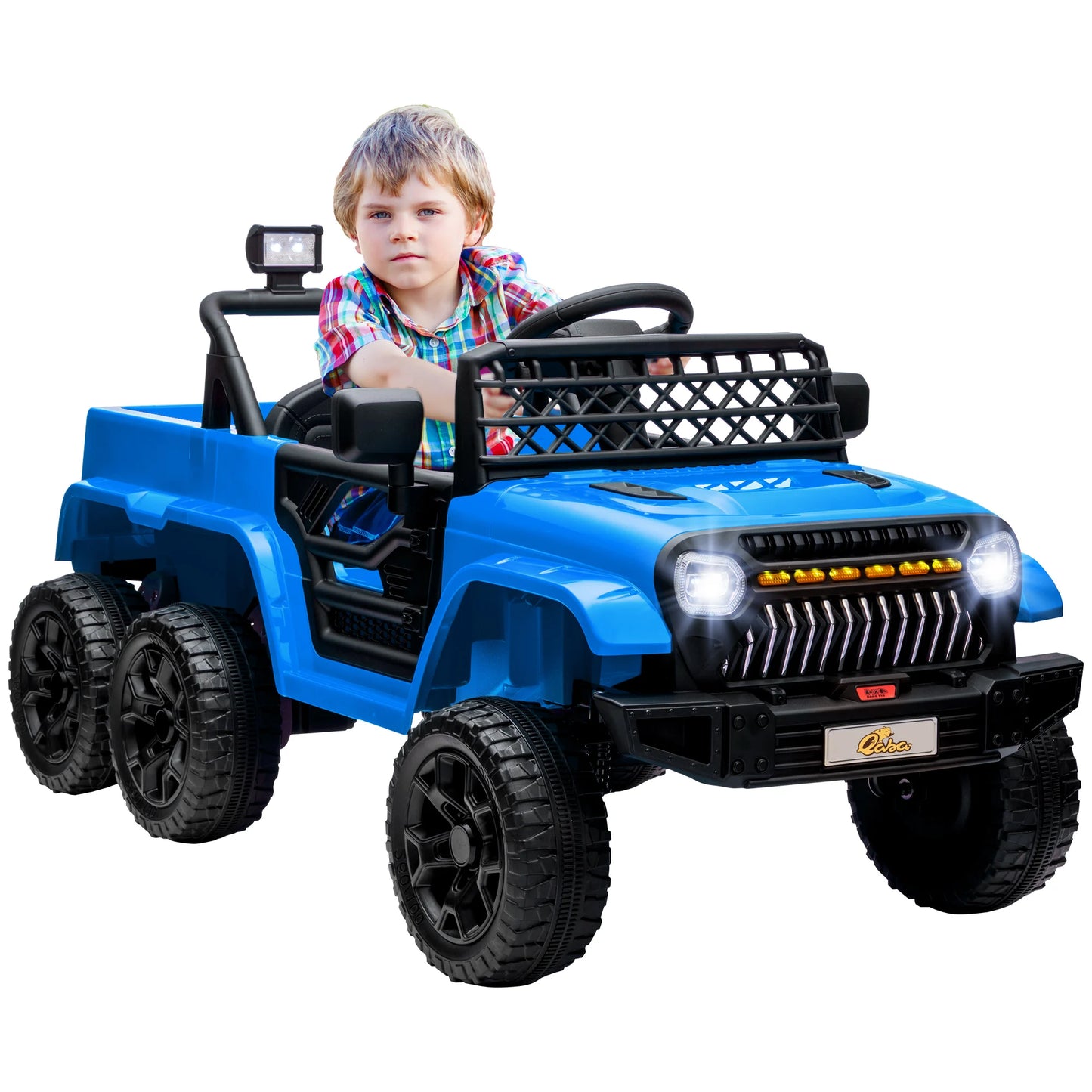 12V Kids Electric Car With 2WD 4WD Switchable Remote Control