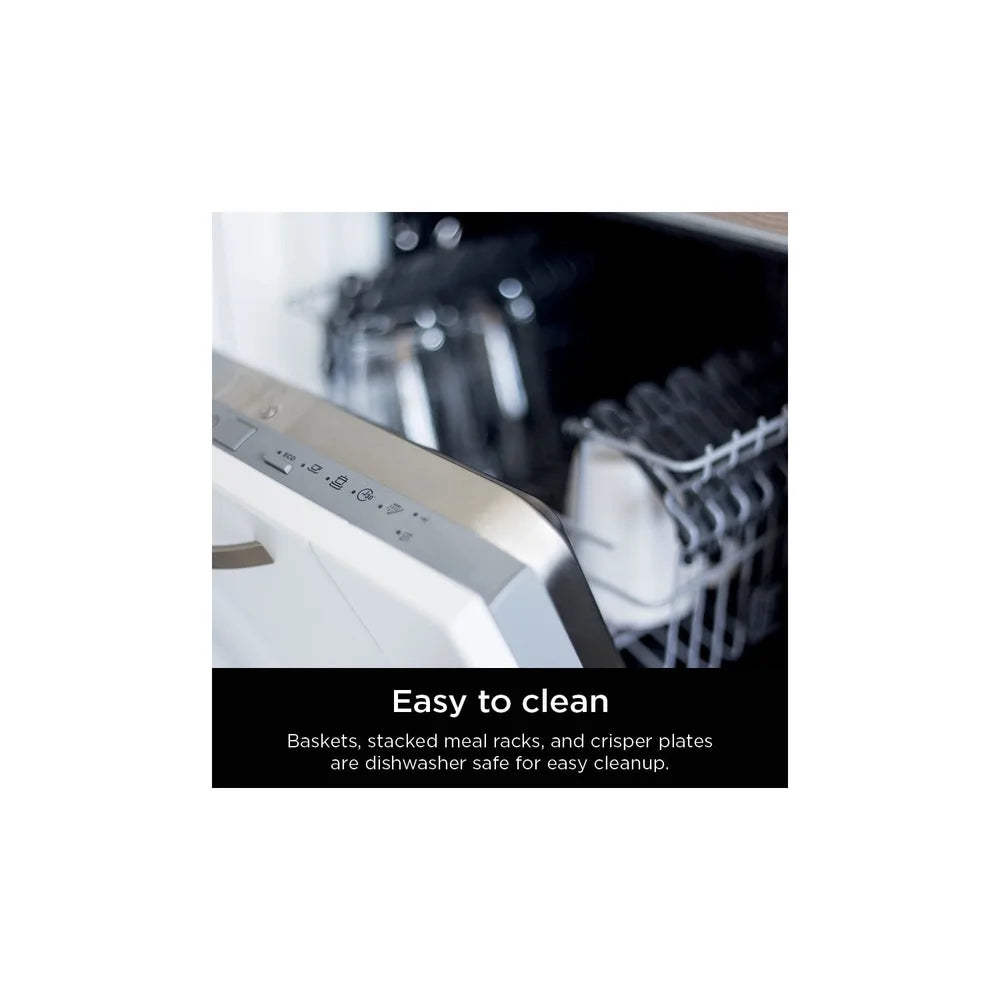 XMSJ 4in1 Double Basket Air Fryer Removable Racks