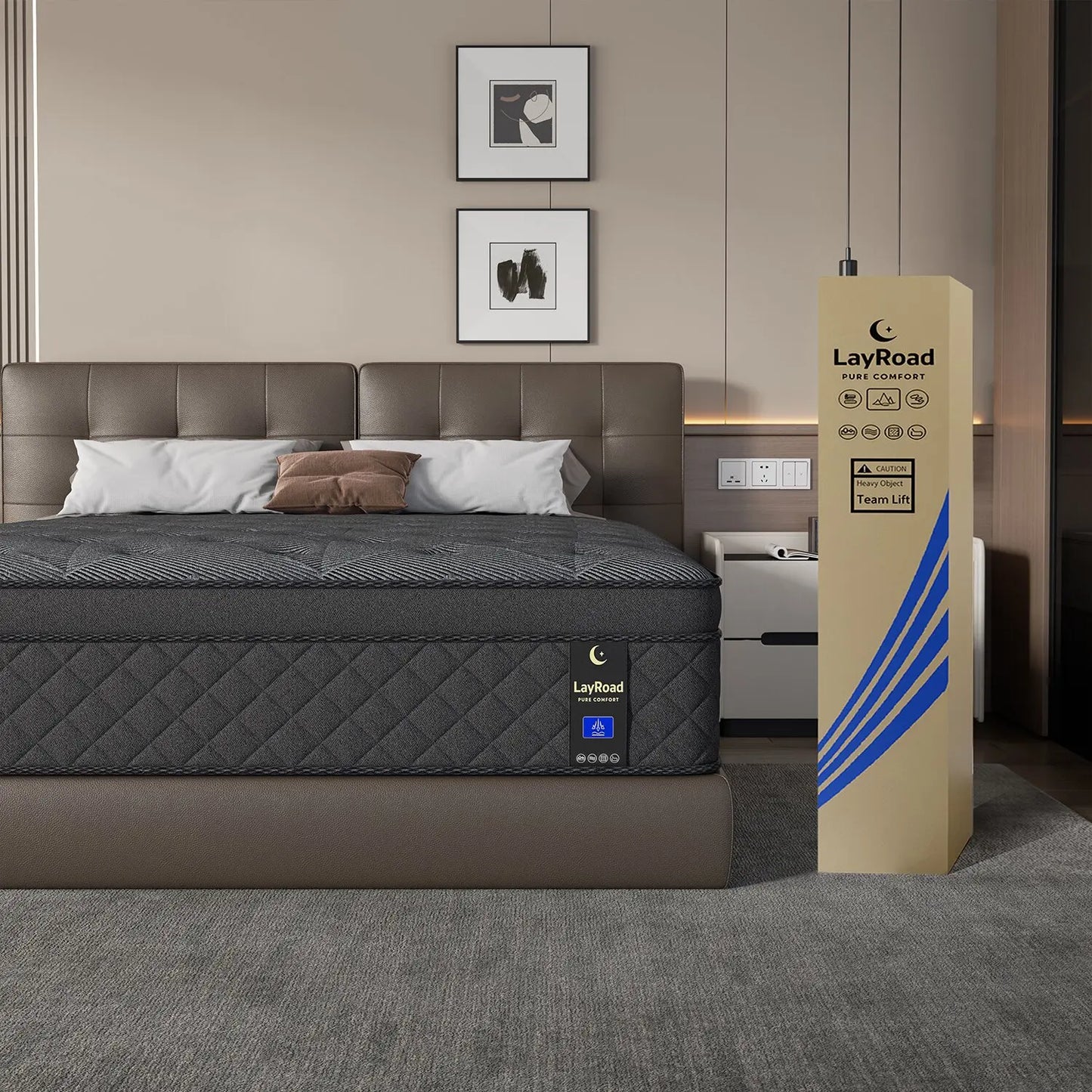 Layroad Memory Foam Boxed Mattress Medium Firmness