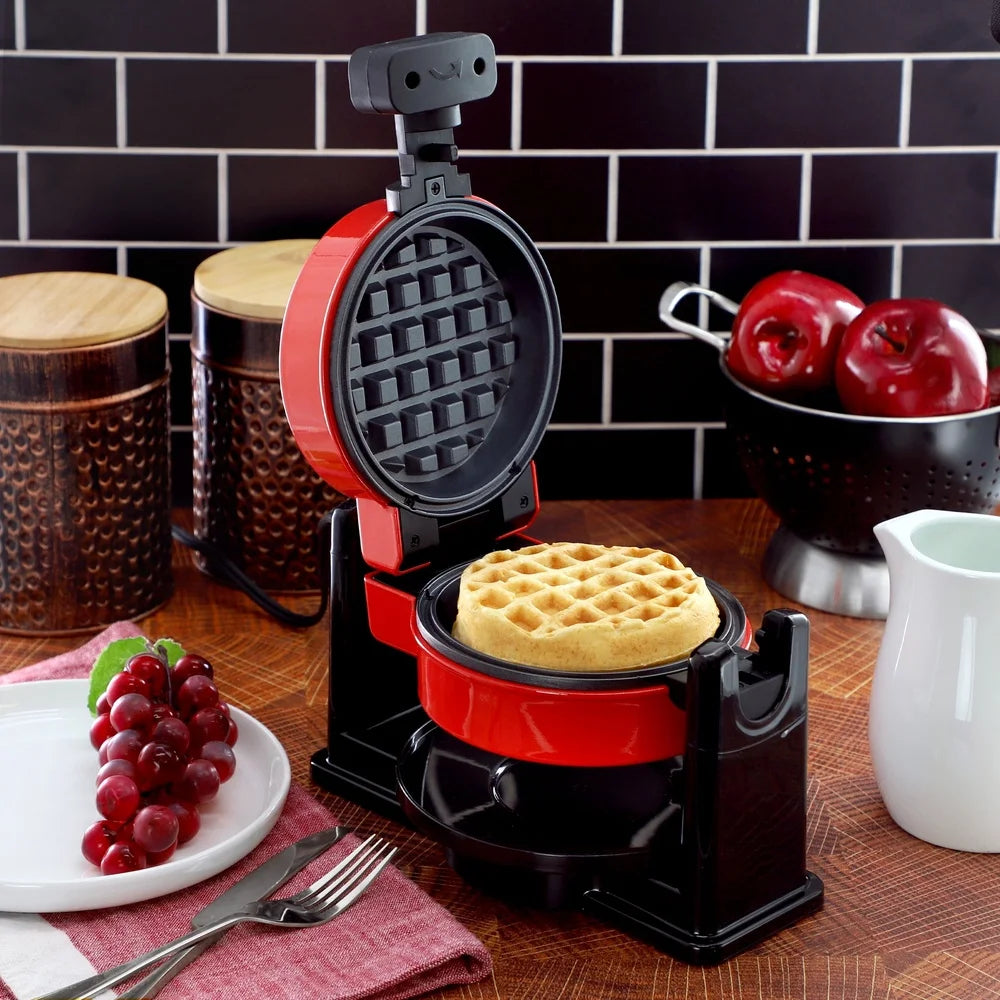XMSJ Compact Non-Stick Electric Waffle Maker