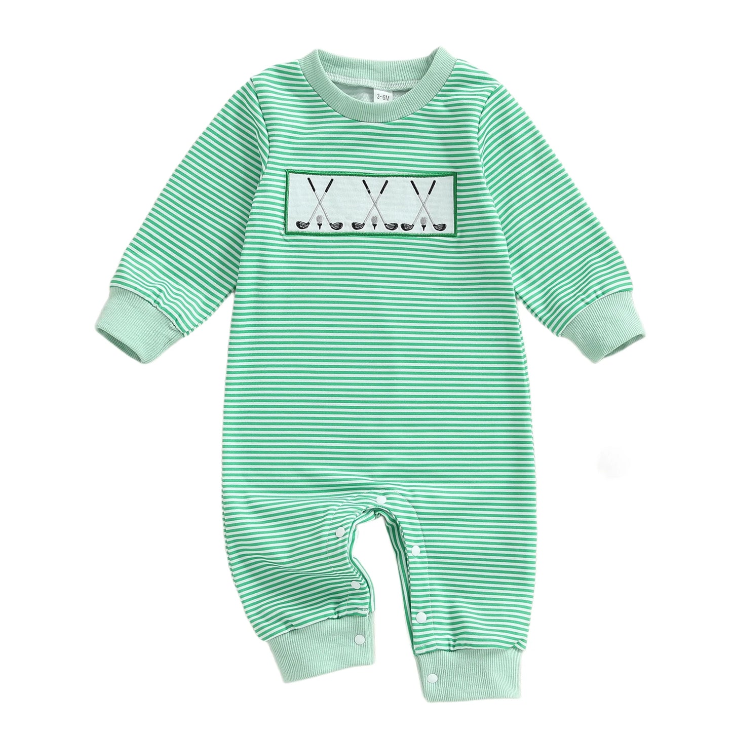 Infant Autumn Bodysuit Round Neck Unisex Full Sleeves