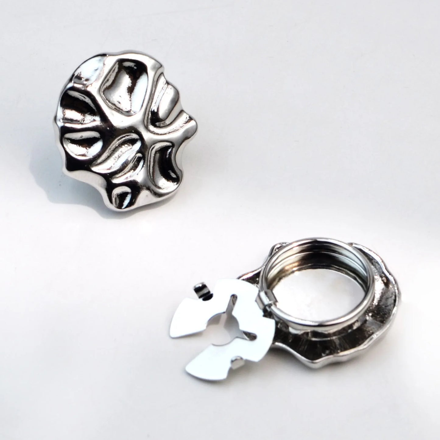Fashion Metal Button Covers For Shirt Cufflinks Unisex Accessories