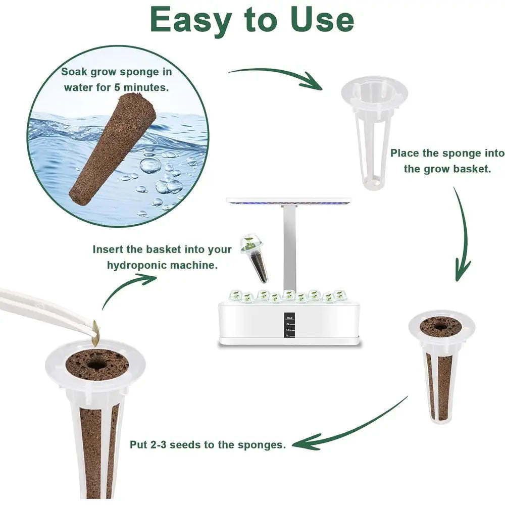 14 Pod Gourmet Herb Seed Starter Kit For Hydroponics