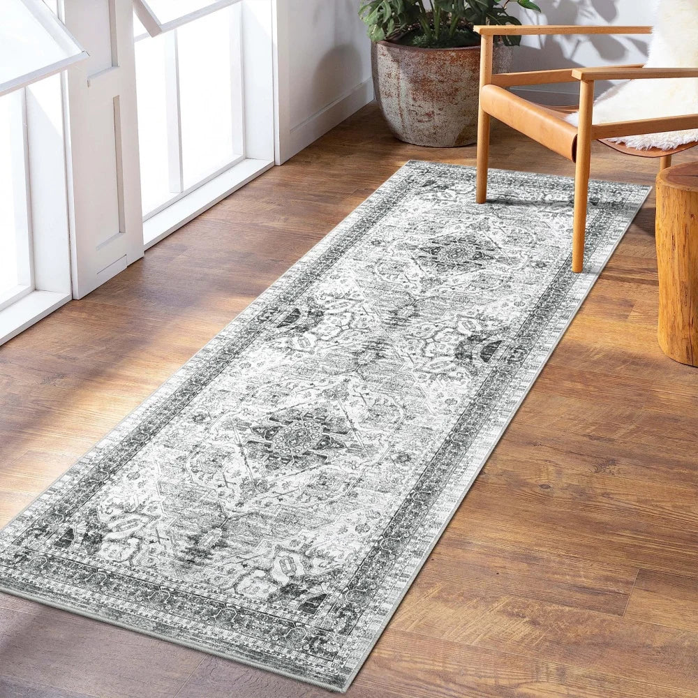 HobbyLane Washable Hallway Runner Rug Non Slip Vintage