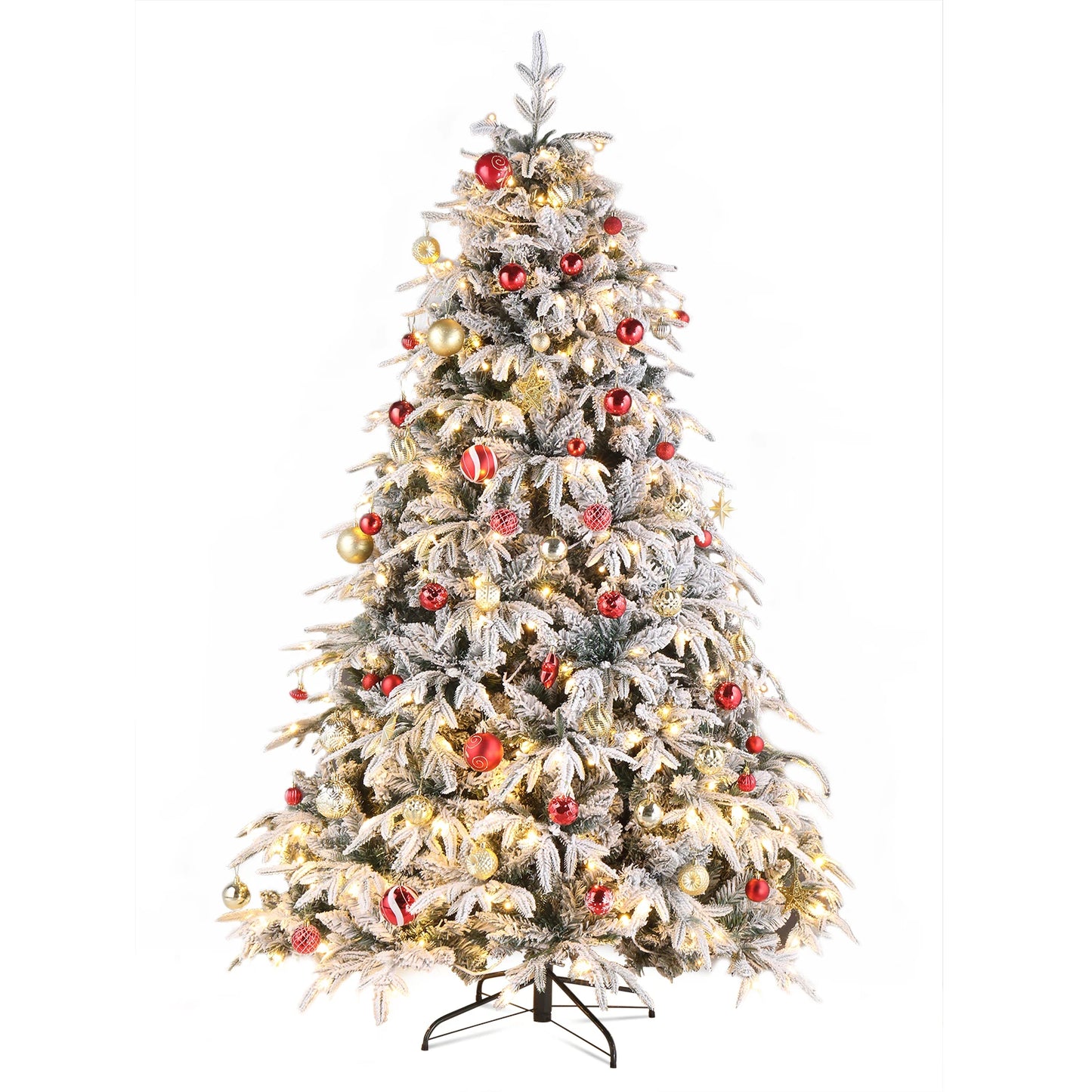 Electronic Automatic Christmas Tree PE PVC Flocking 1687 Branches