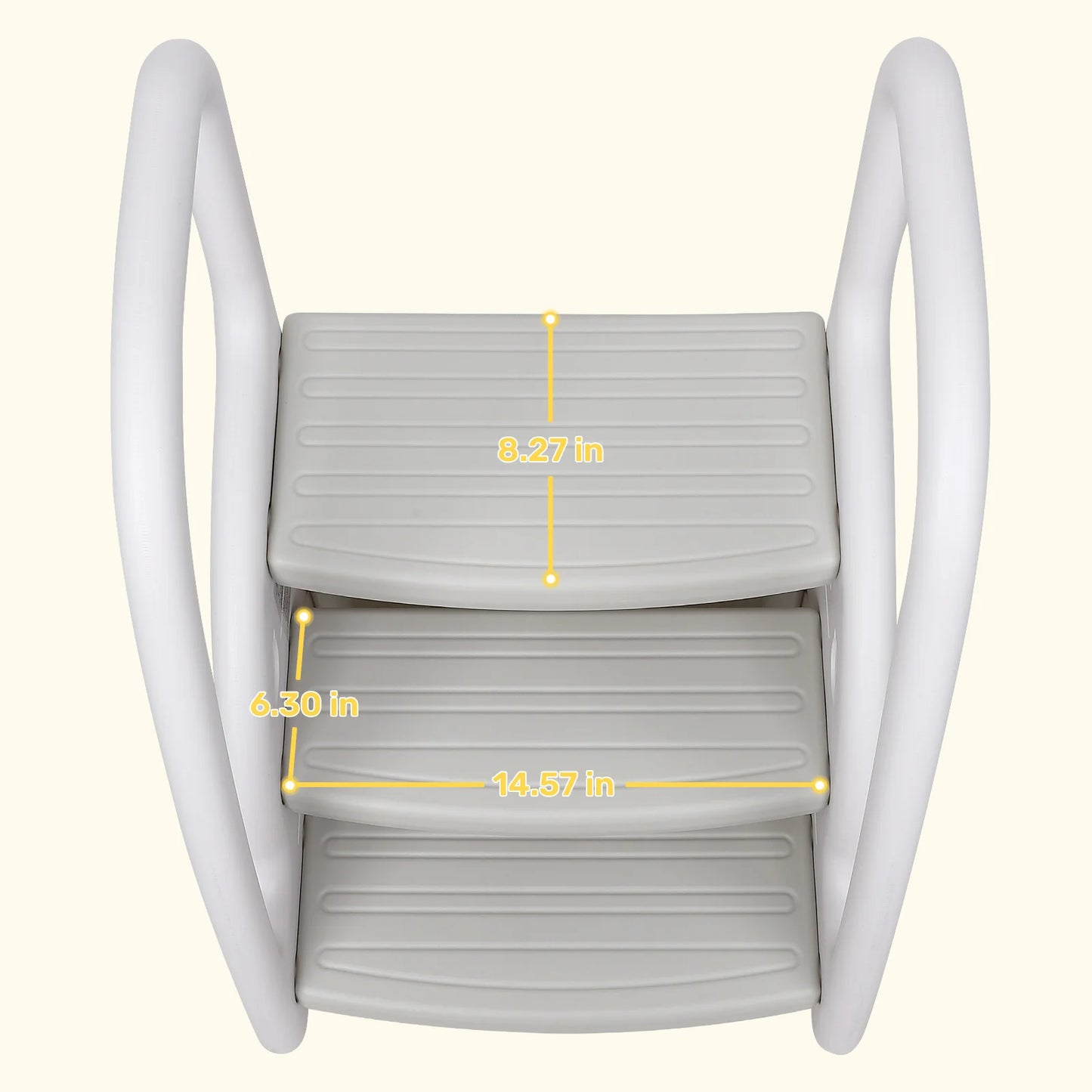 Hign-concerned Dual Tier Toddler Step Stool With Handles