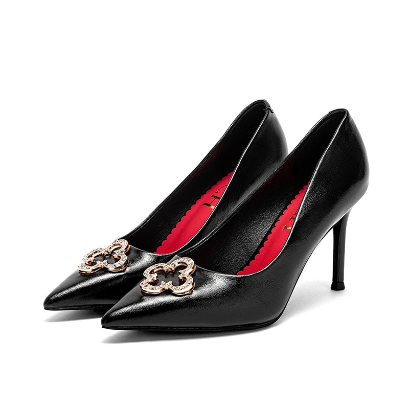 CHCH Pointed Toe Pumps Womens Heels for Work and Parties