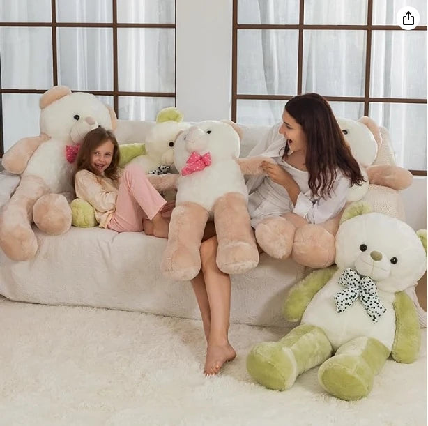 Giant Plush Teddy Bear Jumbo Stuffed Toy for Holidays and Gifts