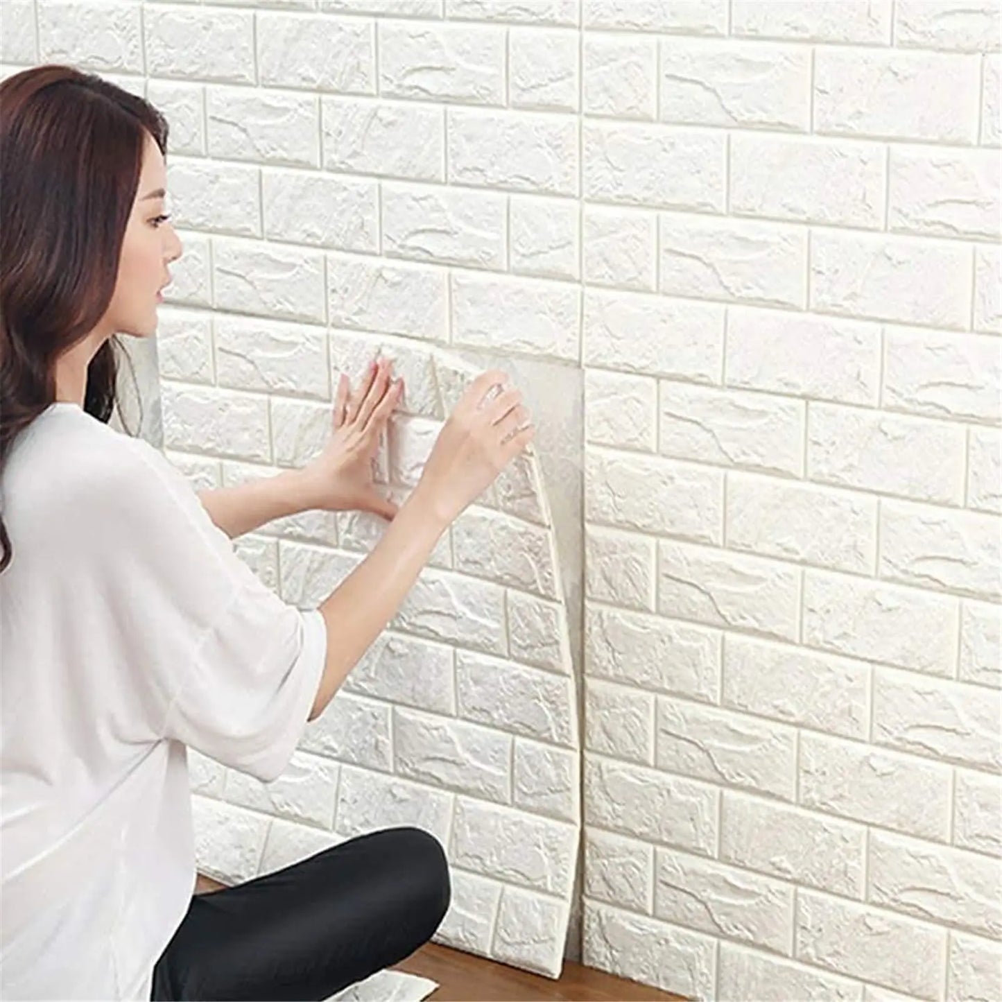 3D Peel And Stick Wall Panels 100 Piece Set