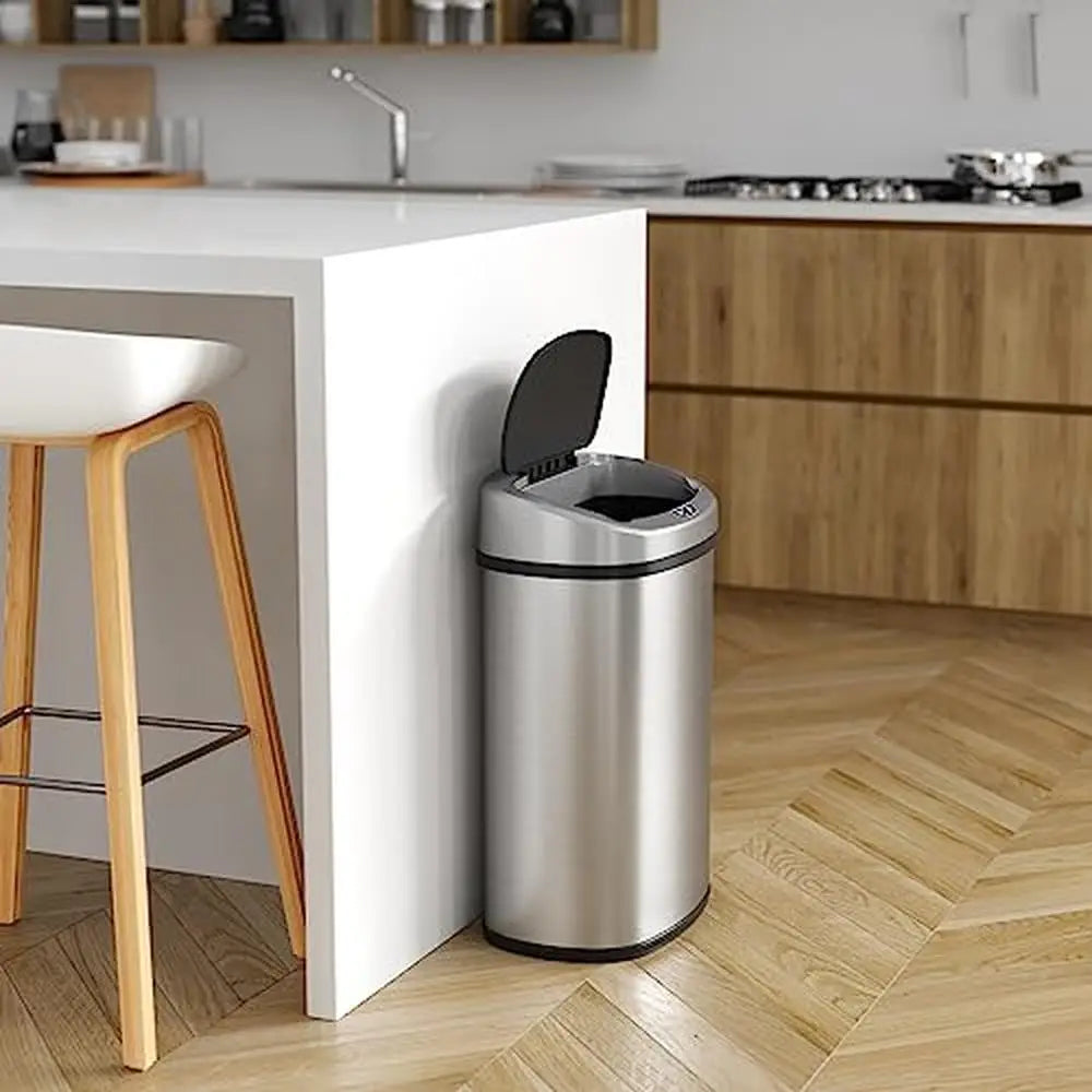 Fujian Touchless Motion-Sensor Stainless Steel Trash Can