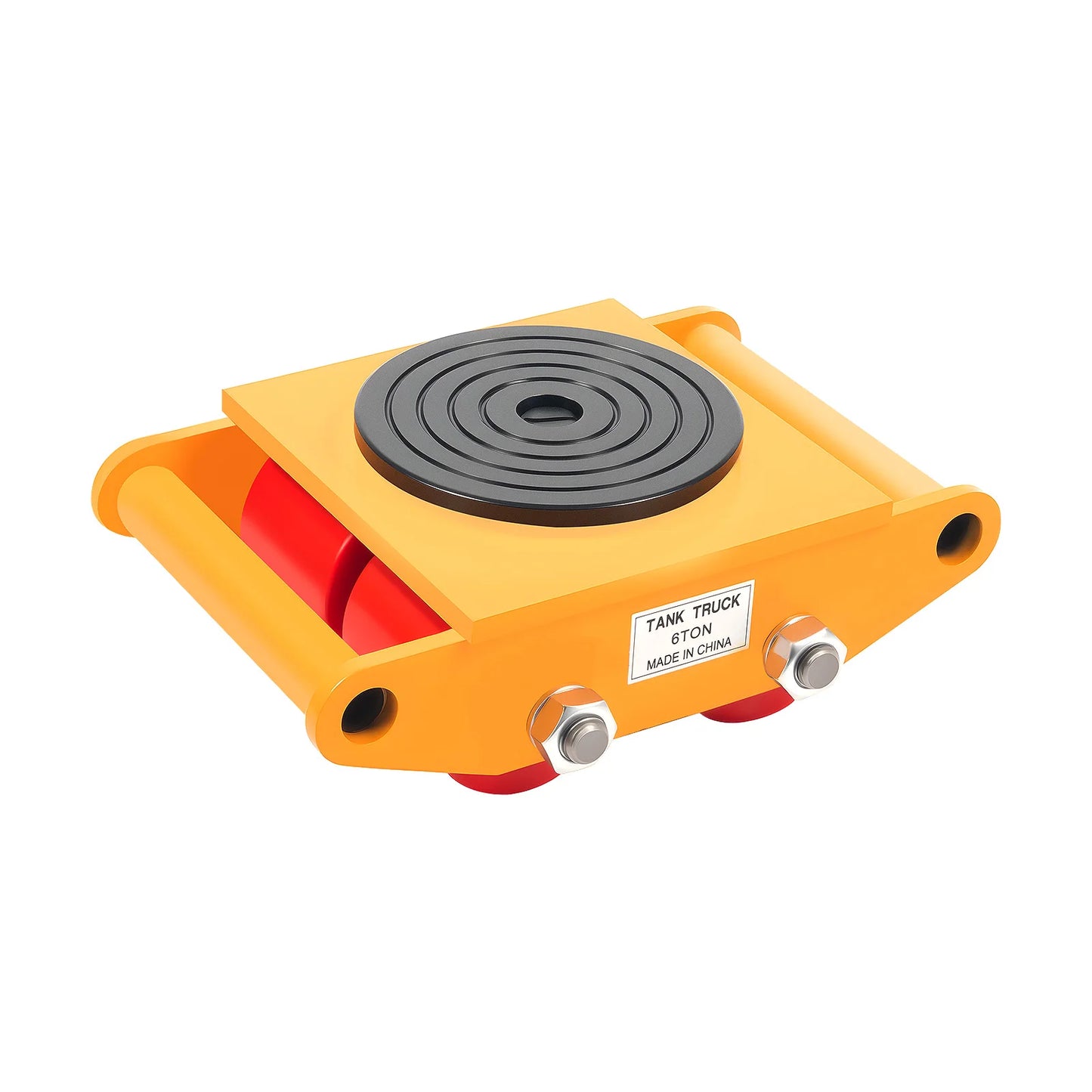 6 Ton Machinery Mover Skate Dollies With 360 Degree Rotation Cap And Four Rollers