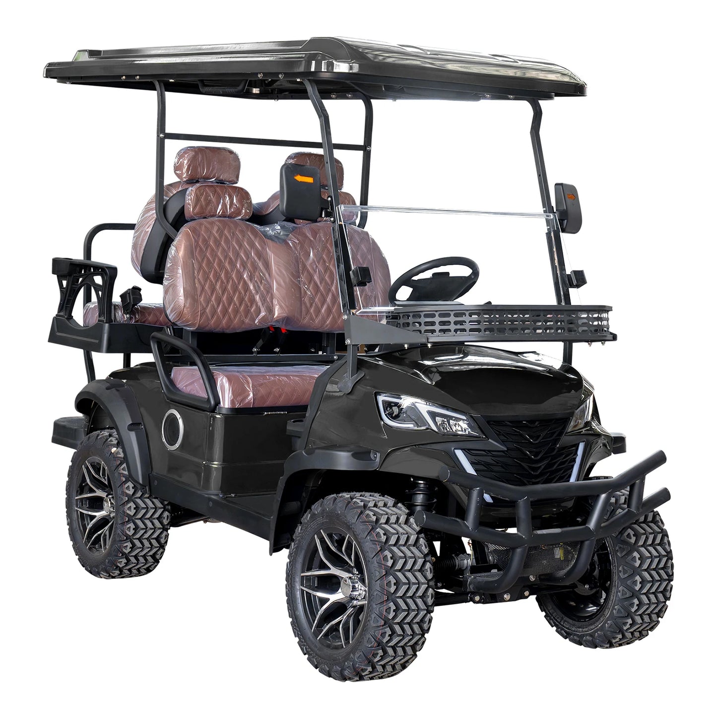 4P 60V Electric Golf Cart With 5KW Motor 25 MPH