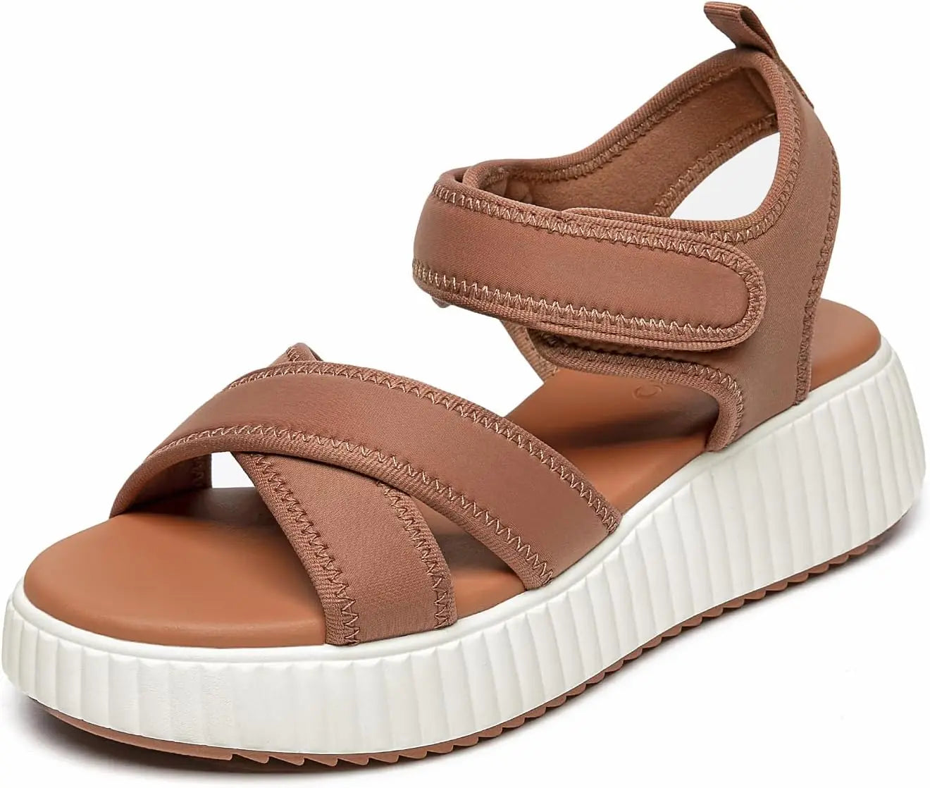 Women's Comfortable Platform Sandals Open Toe Wedge With Adjustable Straps