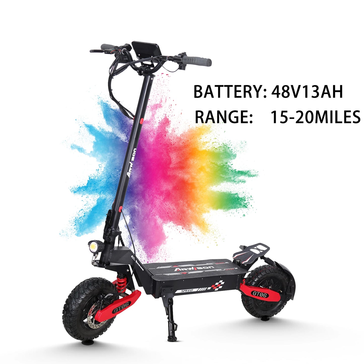 Arwibon GT06 1200W Foldable Electric Scooter For Adults 25MPH