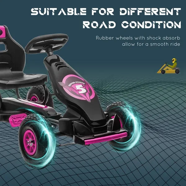 Pedal Go Kart For Kids 5-12