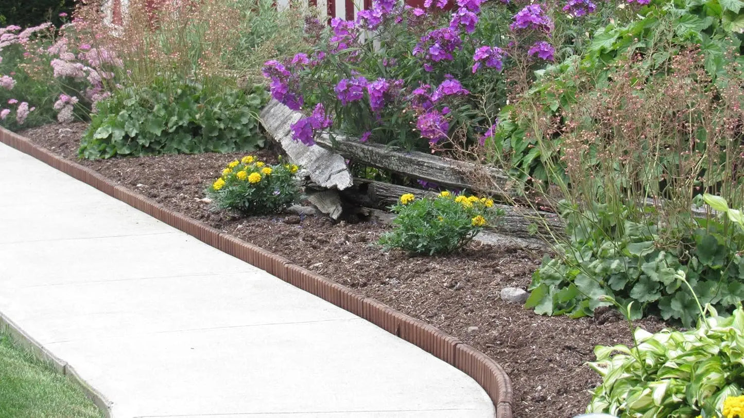 Flexible Lawn And Landscape Border Edging For Garden Beds