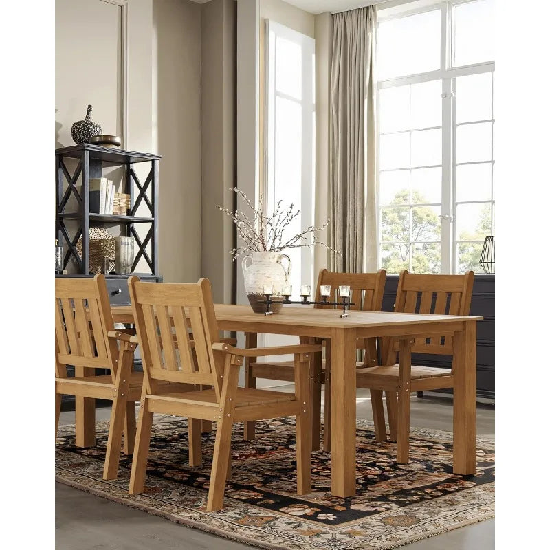 All Weather Outdoor Dining Chairs Set Of 2 Plastic Patio