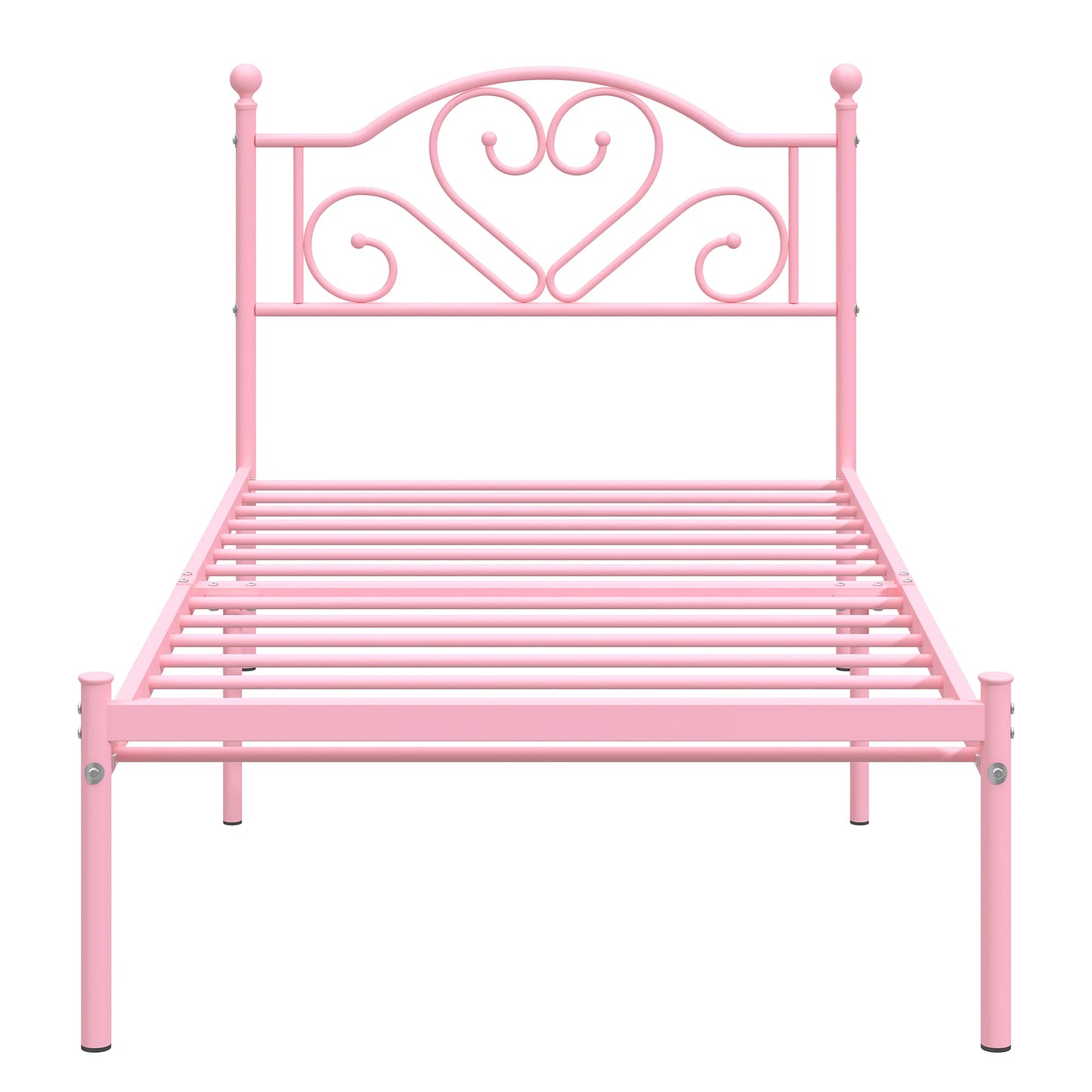 Merronix Heavy Duty Metal Platform Bed Frame With Headboard