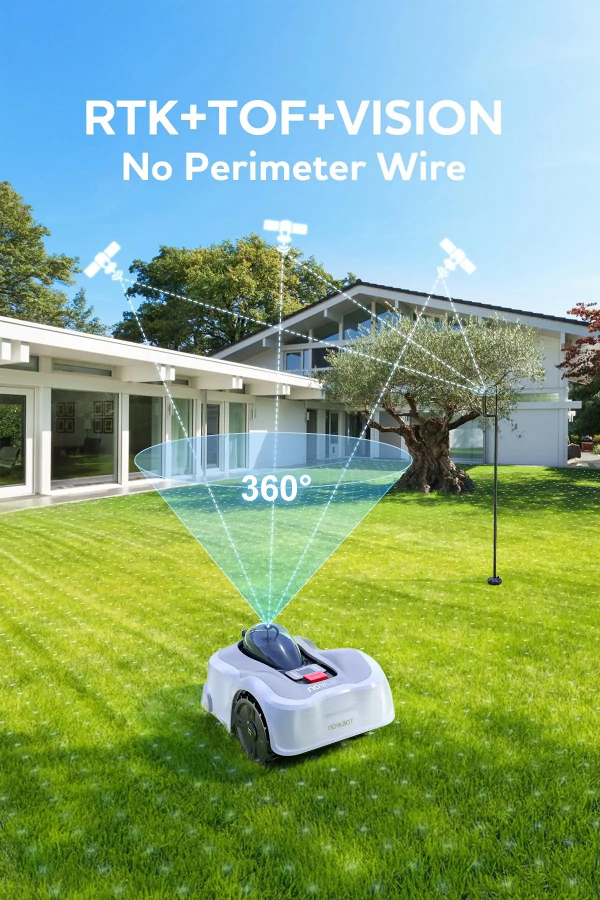 Novabot N1000 Robot Lawn Mower With AI Mapping And App