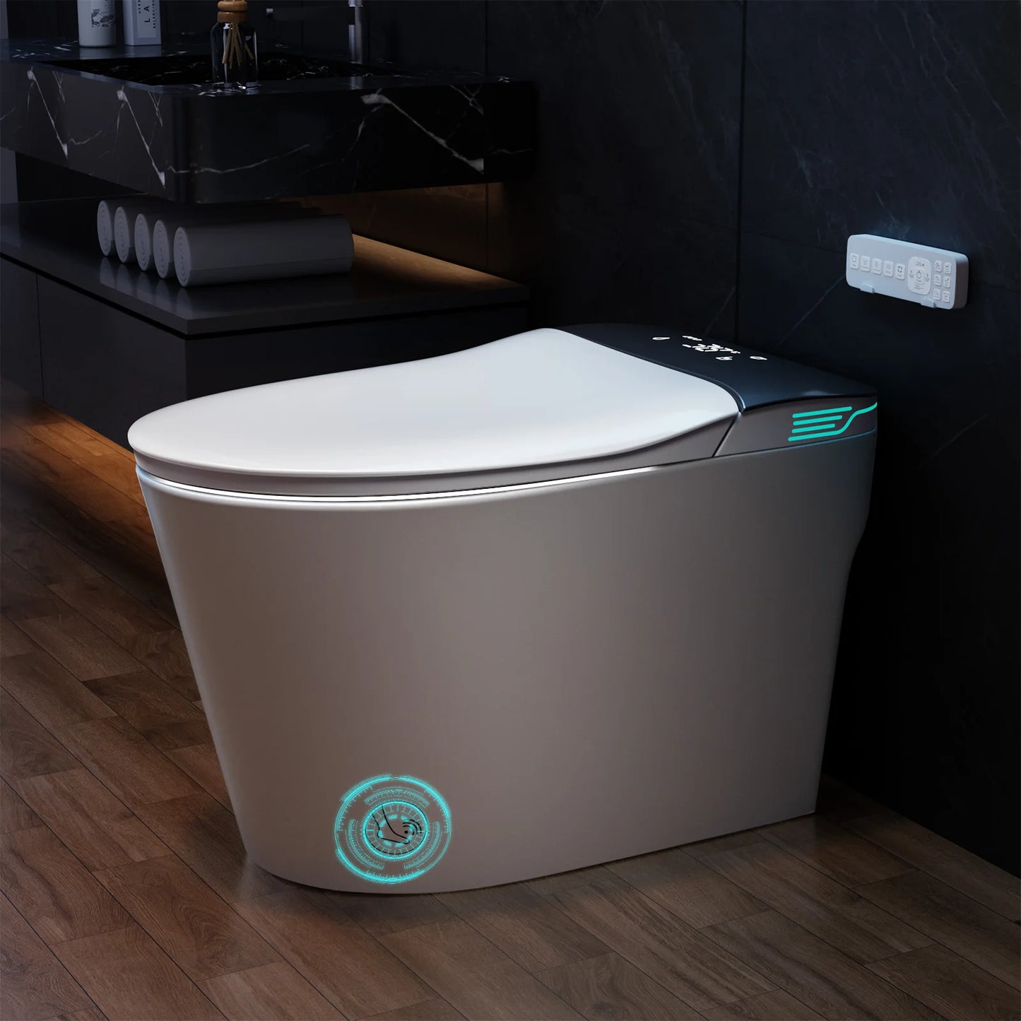 Buffer Smart Toilet With Bidet Auto Deodorization