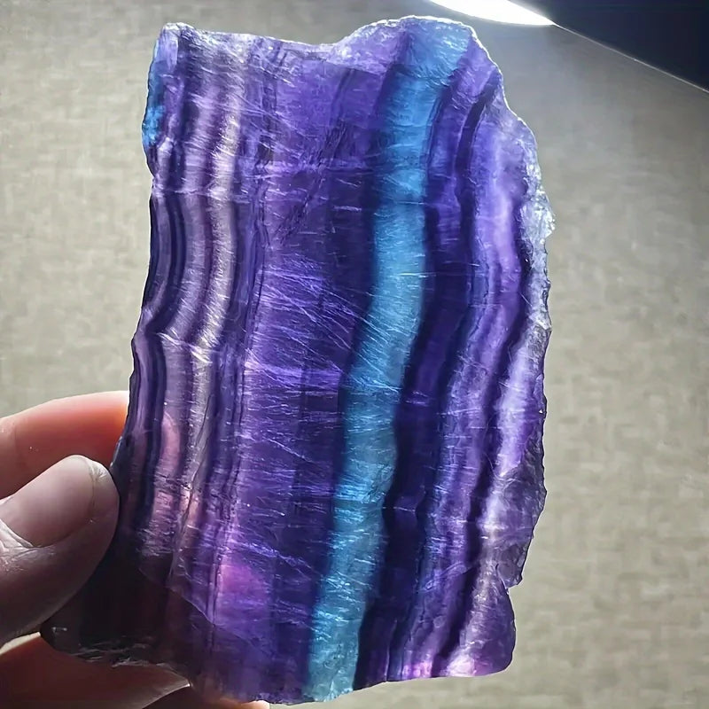 CrystalHola Fluorite Crystal Slices Home Decor Gift