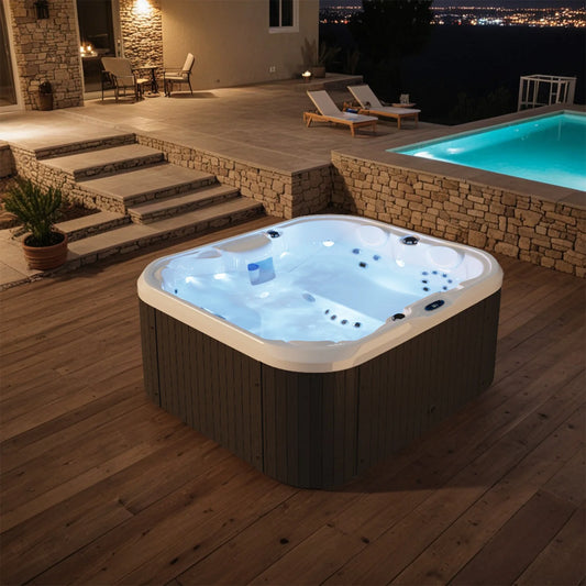 Outdoor Hot Tub 25 Jet Intelligent Control Water Purification