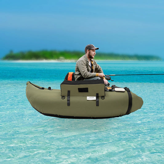 Inflatable Fishing Boat for Oceans, Lakes and Rivers