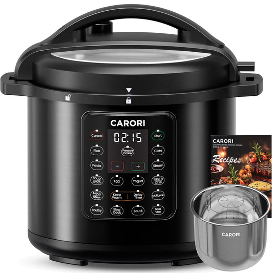 Carori 1200W Electric Pressure Cooker Multi Function Rice Steamer