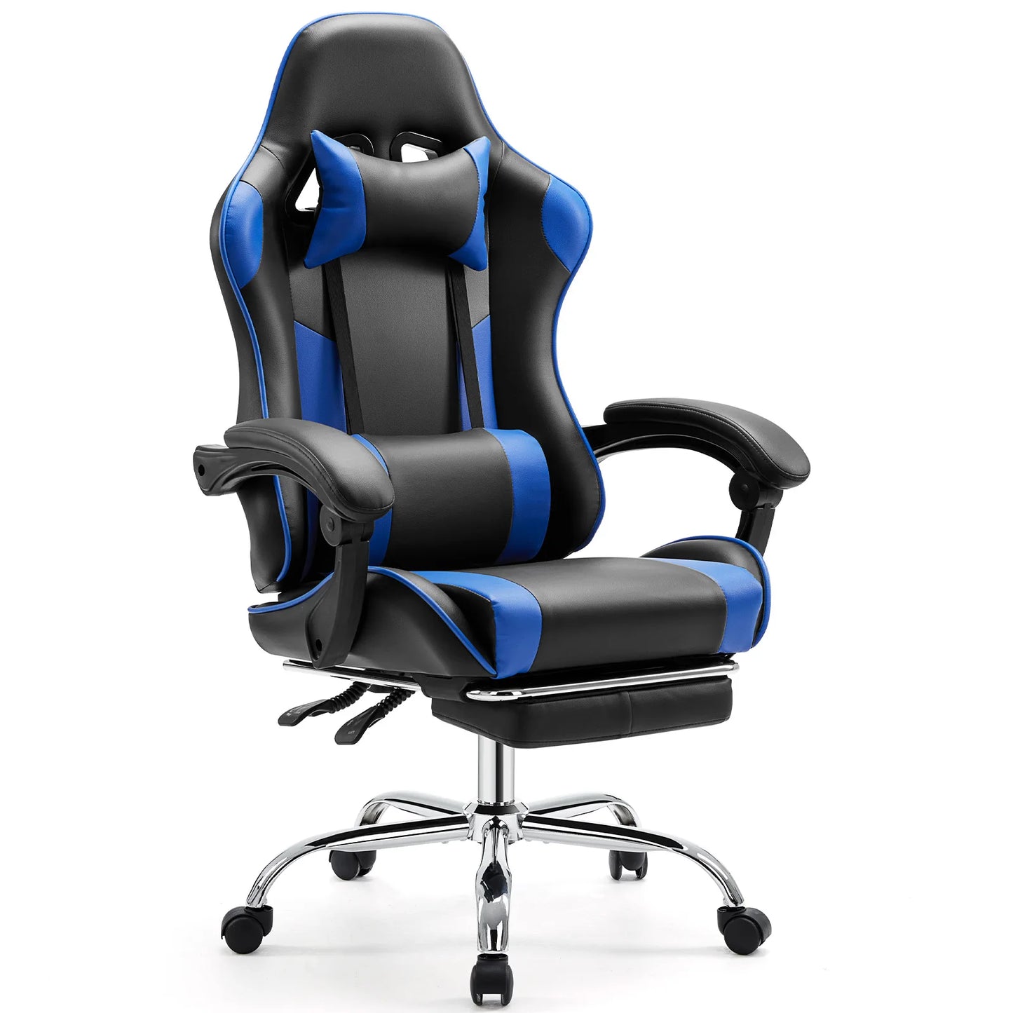 JHK Ergonomic Racing Gaming Chair With Adjustable Headrest And Lumbar