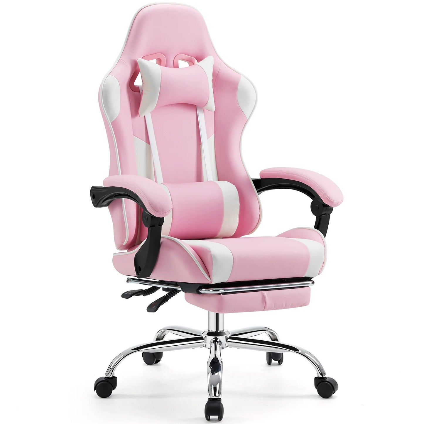 JHK Ergonomic Racing Gaming Chair With Adjustable Headrest And Lumbar