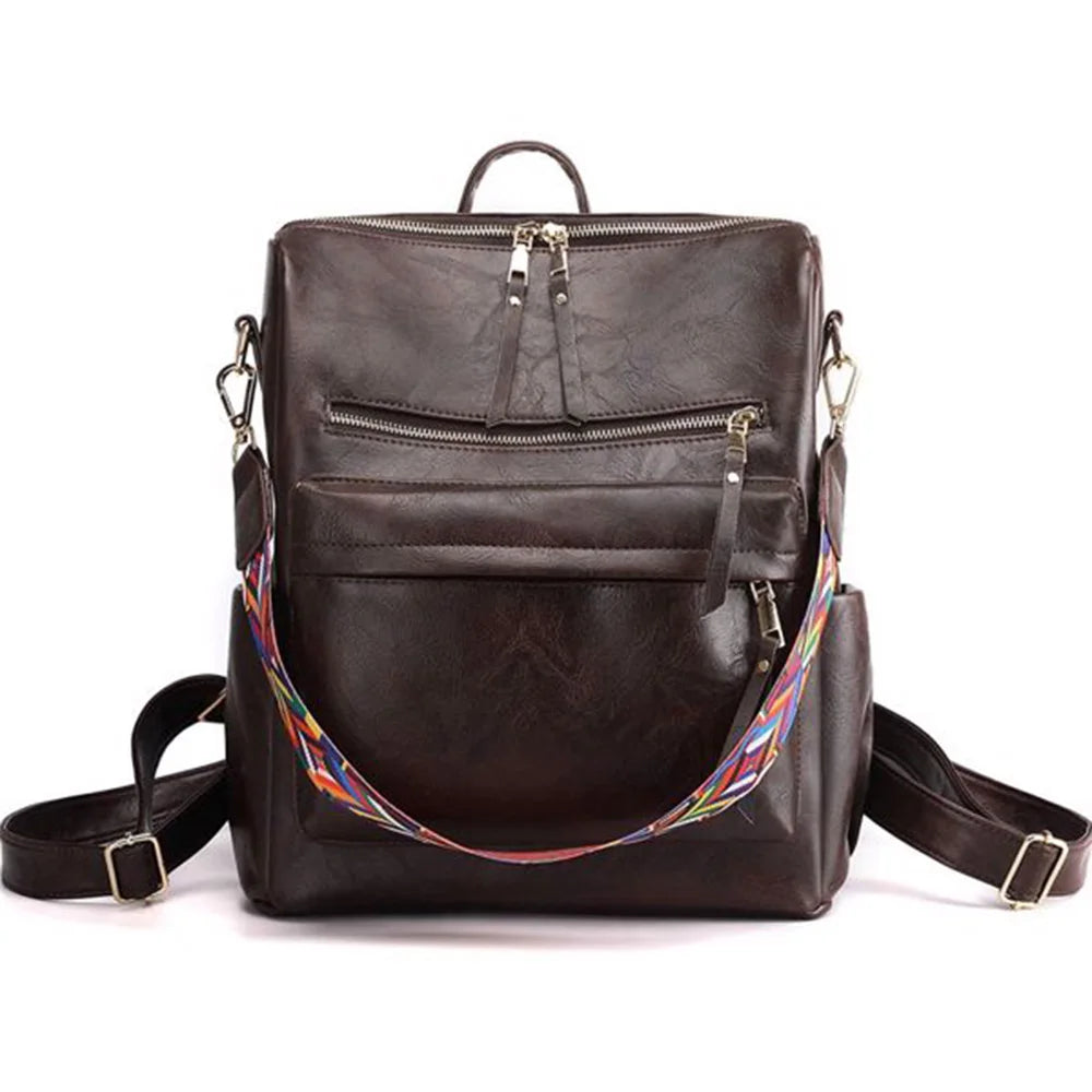 NONECN Women Backpack Purse Fashion School Bag Multipurpose Satchel