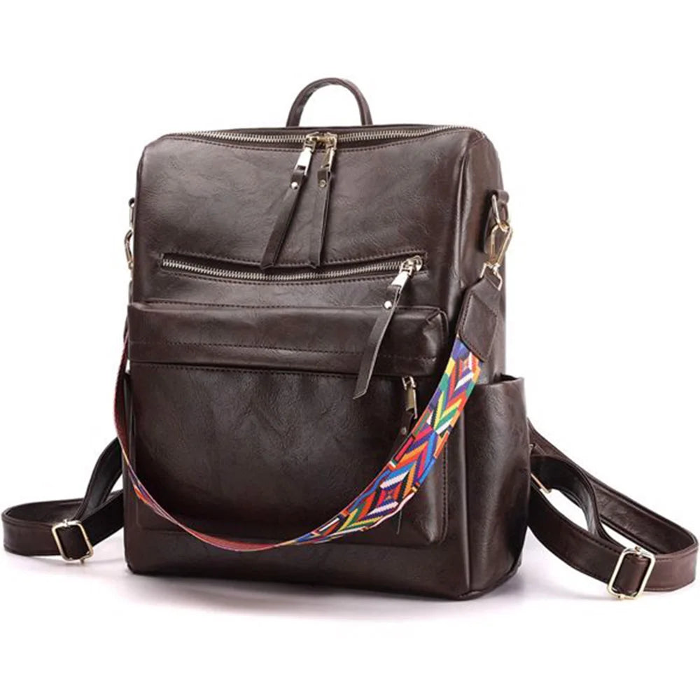 NONECN Women Backpack Purse Fashion School Bag Multipurpose Satchel