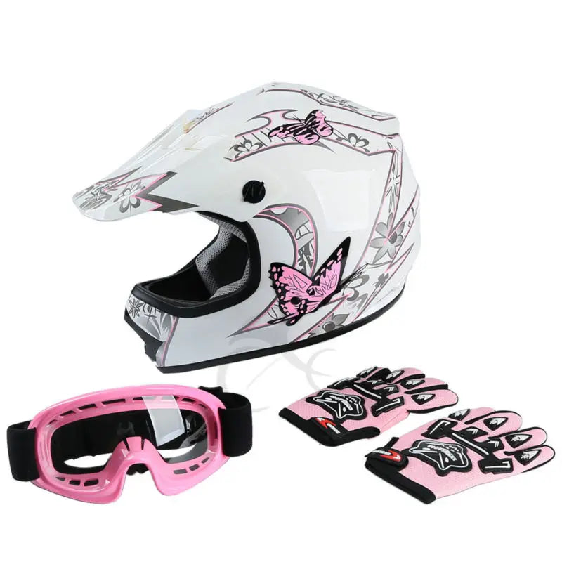 TCMT Kids Full Face Motorcycle Helmet For Youth Offroad ATV