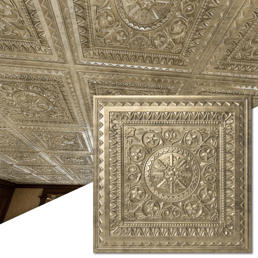 Art3d 12 Pack Drop Ceiling Tiles Waterproof PVC