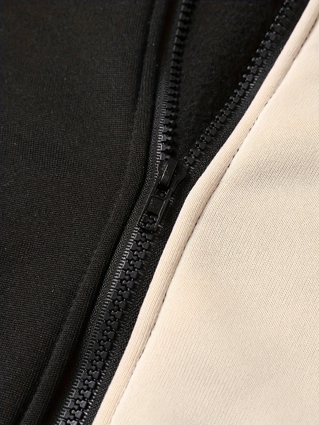 Men's Printed Zip-Up Hoodie and Sweatpants Set for Autumn Winter