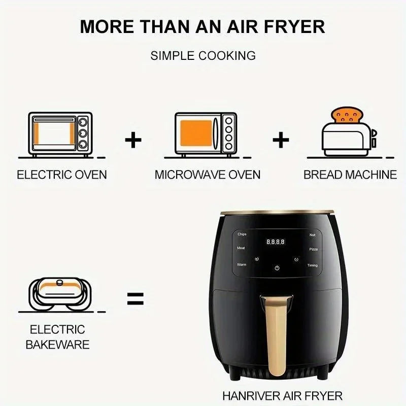DUTRIEUX Digital Touch Air Fryer Multi Use Nonstick Oven