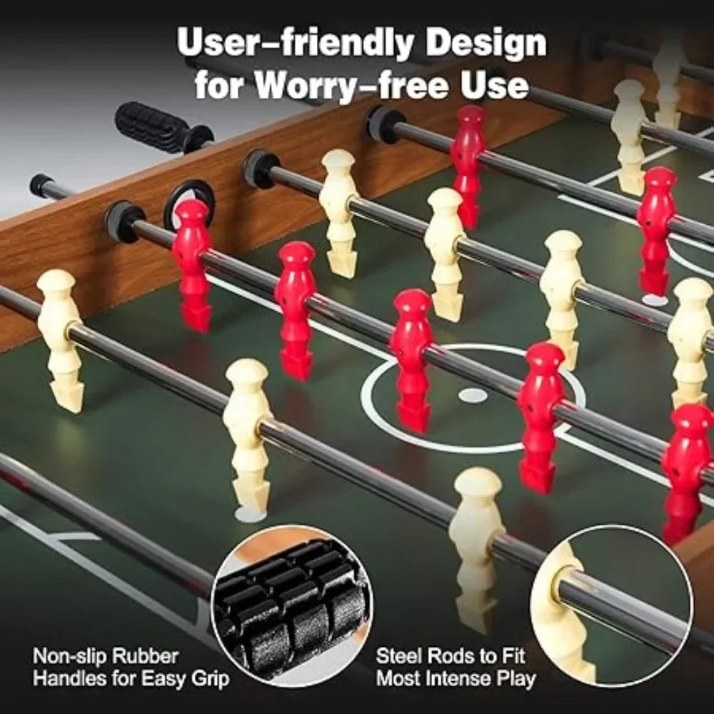 Angduo 3 In 1 Game Table Foosball Billiards Combo