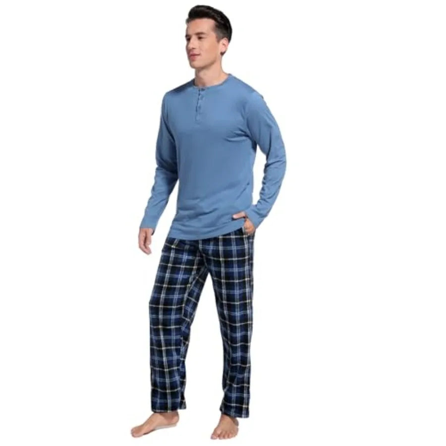Men's Pajama Set Sleepwear Pants For Lounge Comfort