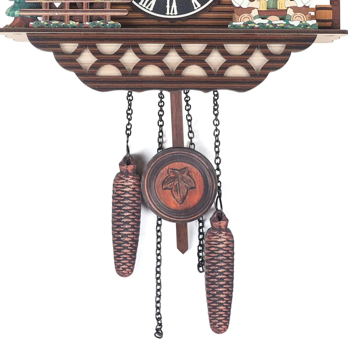 Creative Bird Cuckoo Wall Clock With Swing And Auto Wings