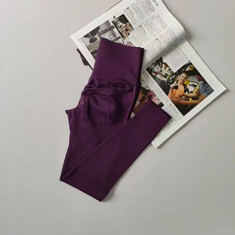 Seamless High Waist Yoga Pants for Running and Gym