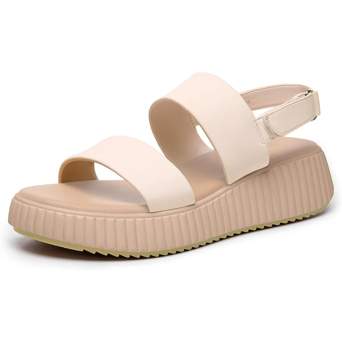 Women's Platform Sandals with Open Toe Ankle Strap Adjustable Wedge