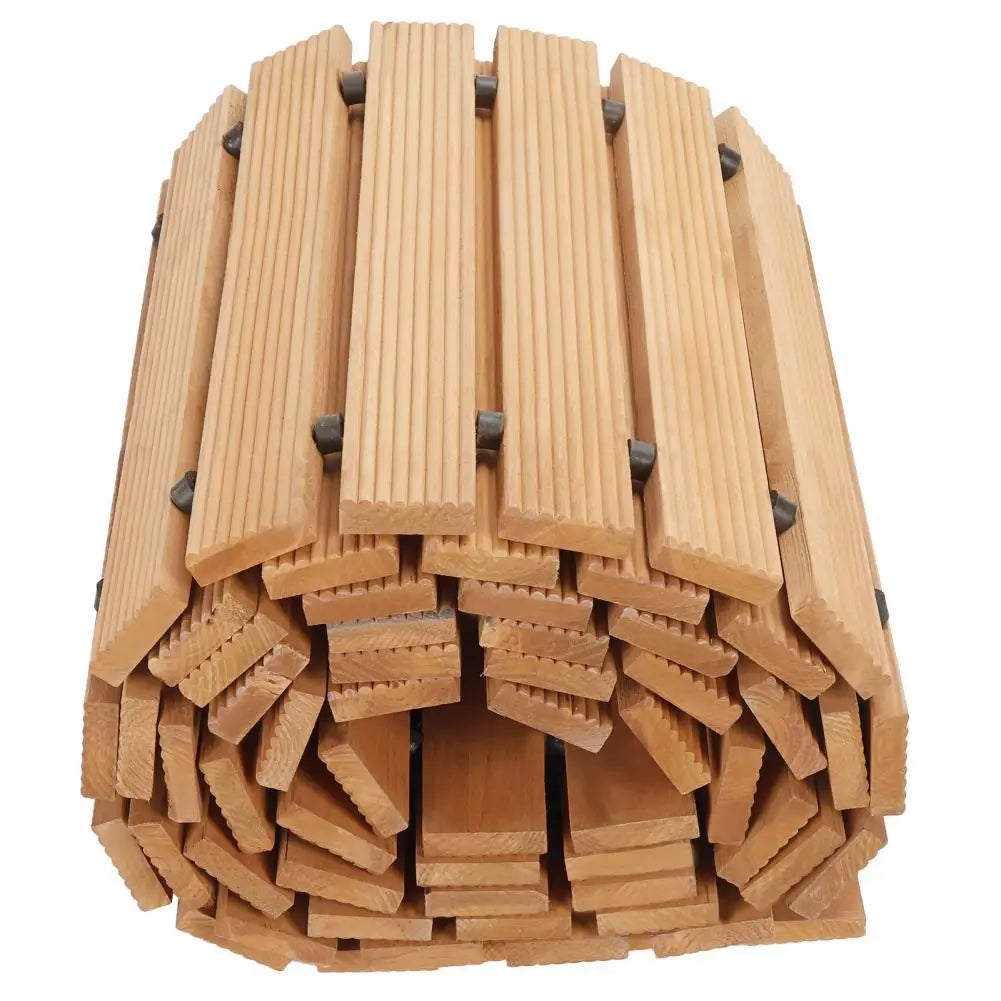 Wooden Garden Pathway Roll Outdoor Walkway for Lawn Patio