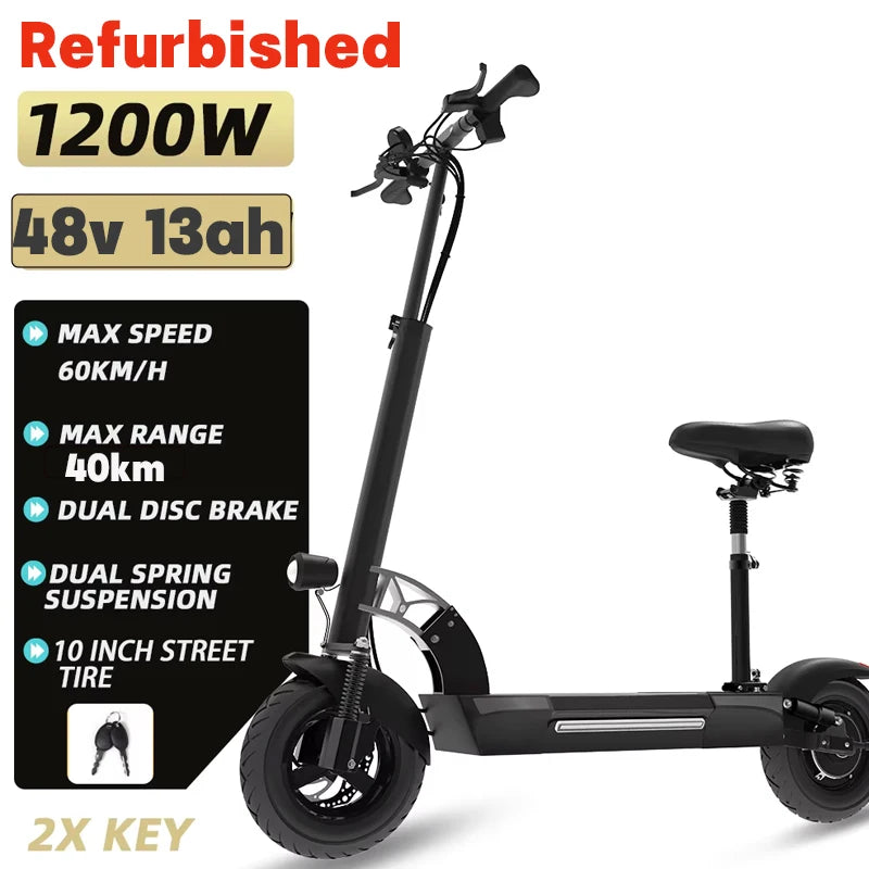 Jueshuai Outdoor Electric Scooter 48V-72V 1000W-6000W Off-Road Foldable