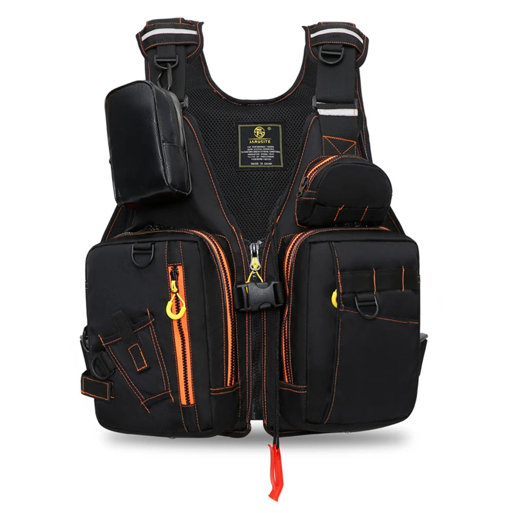 NONECN Outdoor Fishing Life Jacket Vest With Pockets For Safety