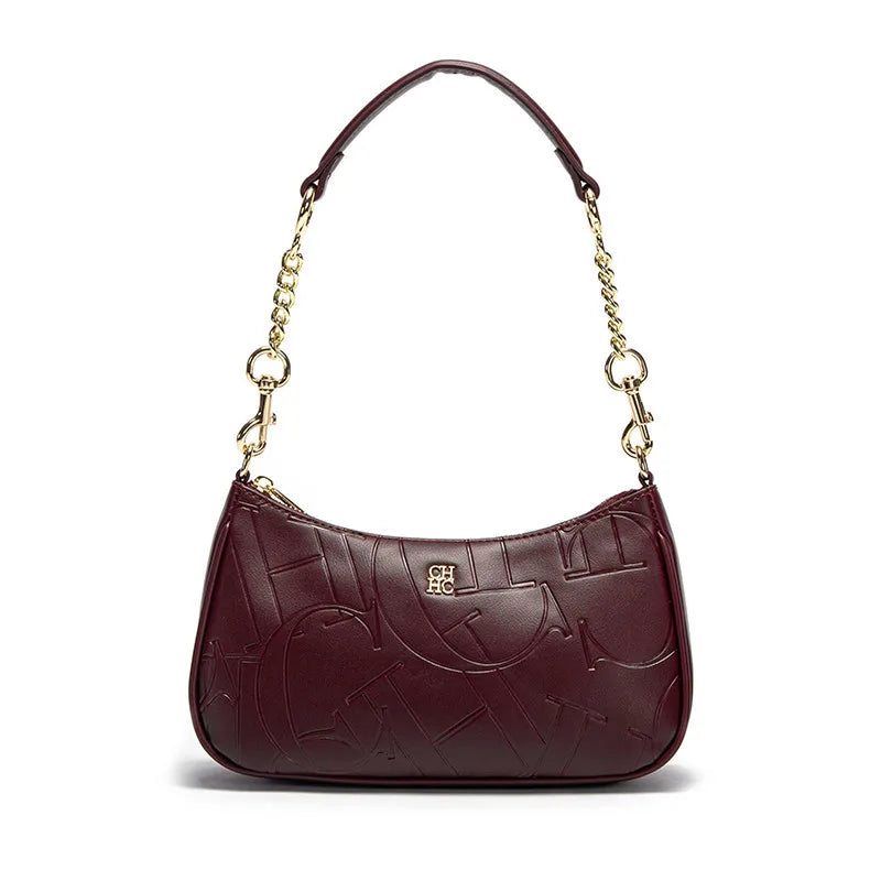 CHCHCN Bent Moon Bag Large Capacity Crossbody Shoulder Bag For Women