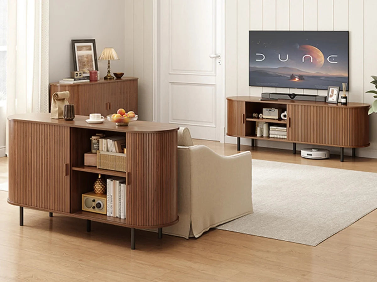 General Sideboard Buffet Cabinet With Adjustable Shelves For Living Room